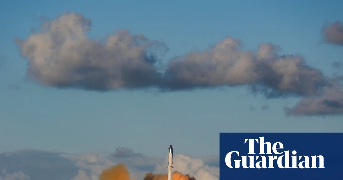 SpaceX Starship travels halfway across world in successful test flight – video | SpaceX