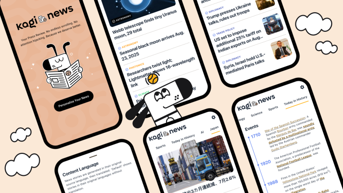 Kagi News is an AI-powered app for keeping up with the world